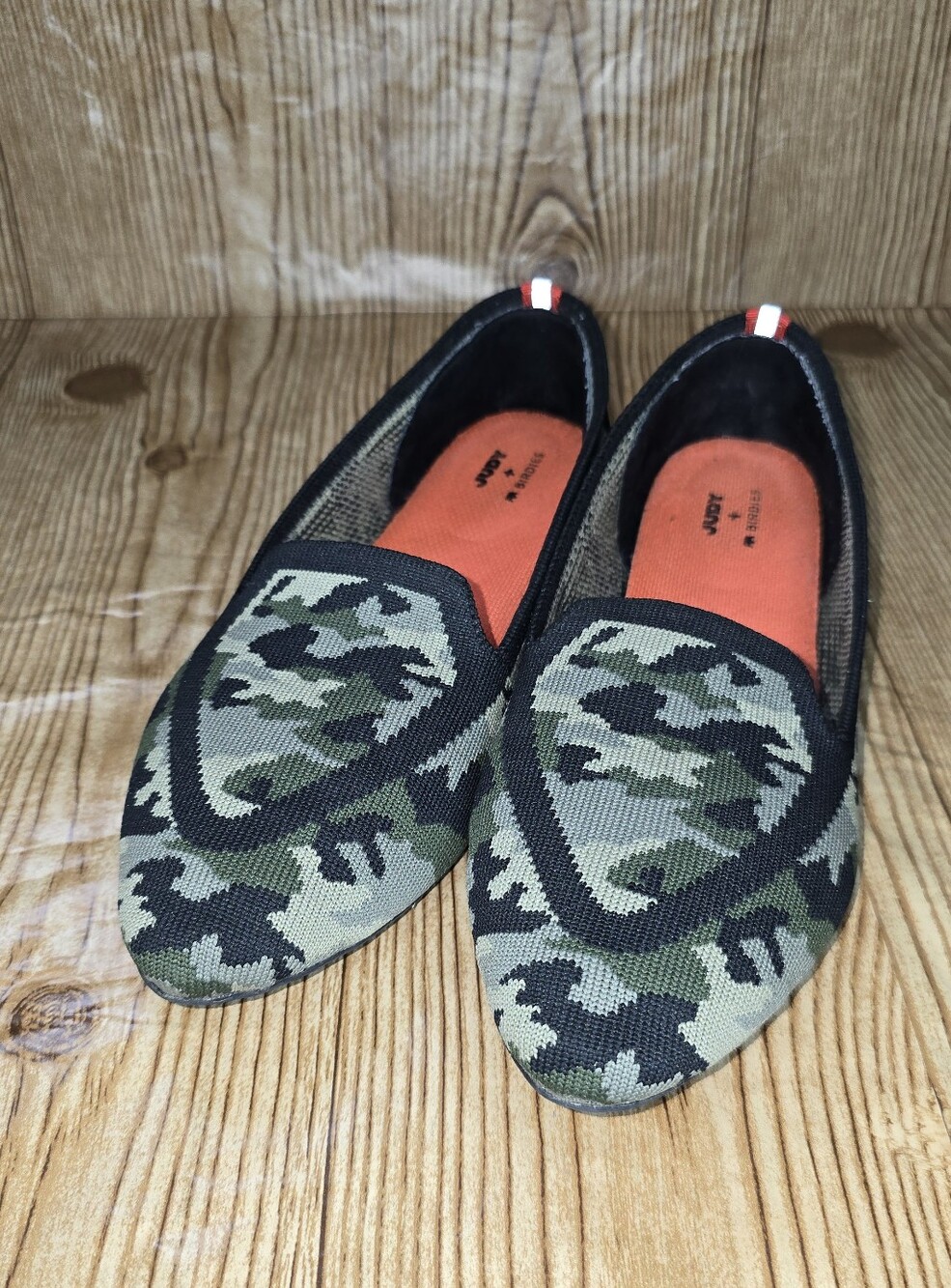 Birdies Limited Edition Camouflage Slip-On‎ Ballet Flats Size 7